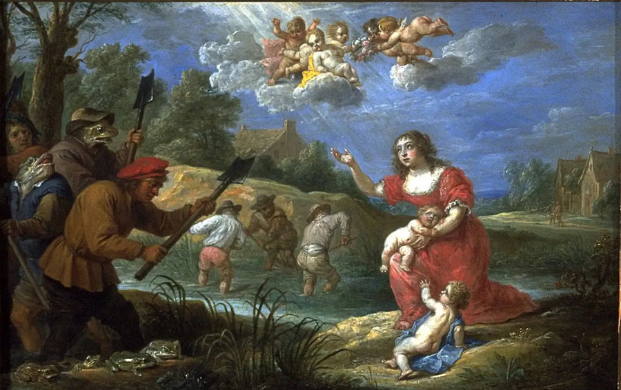 Latone i żaby - David Teniers Młodszy