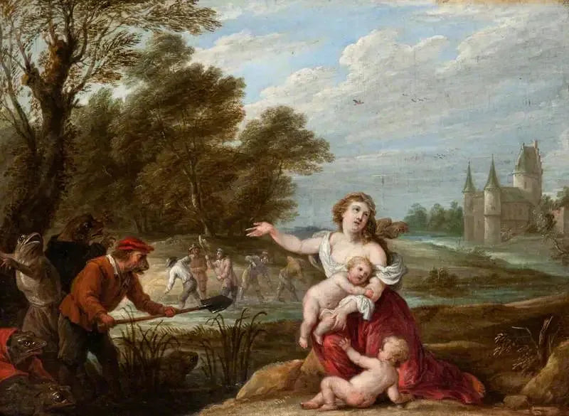 Latone i Licyjscy chłopi - David Teniers Młodszy