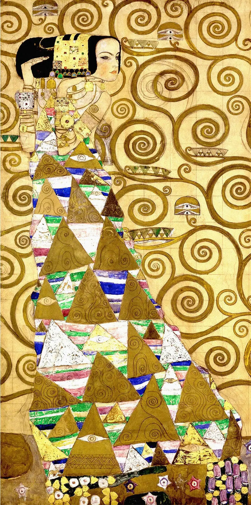 Oczekiwanie - Gustav Klimt