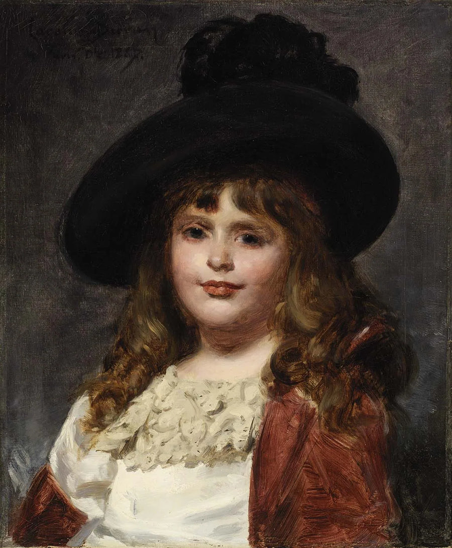 Laura à sept ans - Carolus-Duran