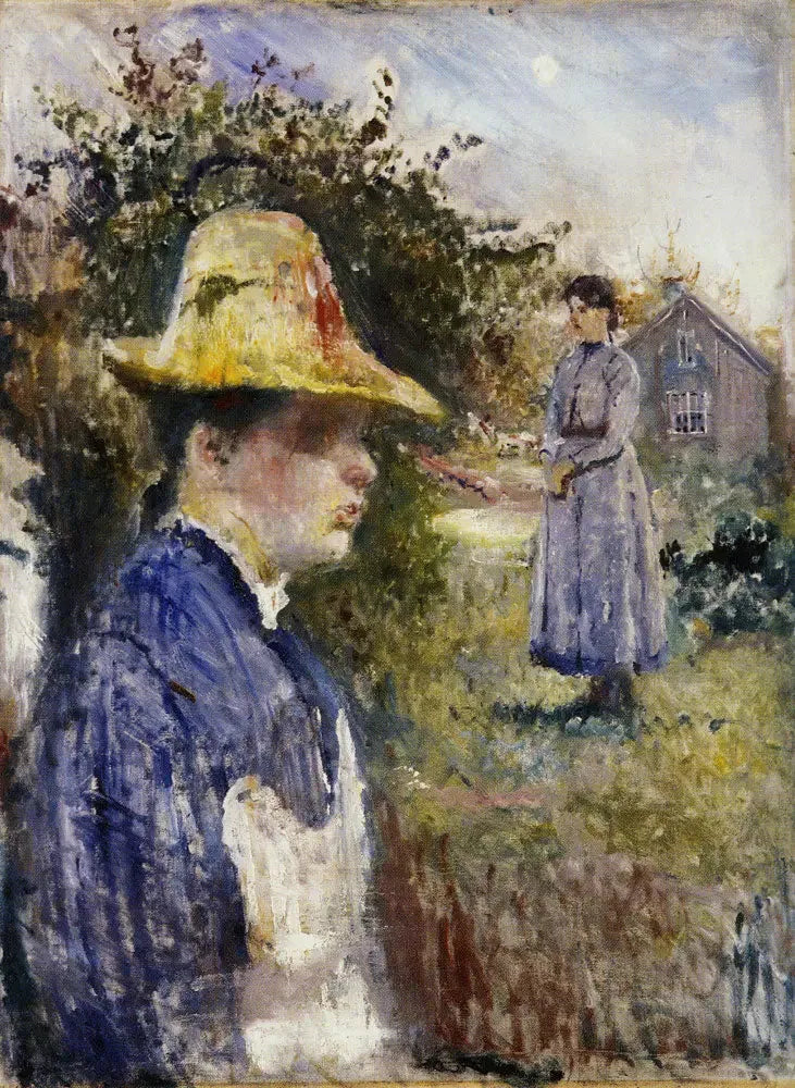 Laura i Inger w letnim słońcu - Edvard Munch