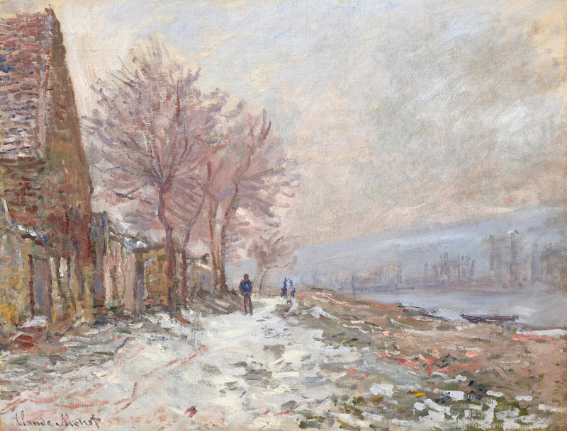Lavacourt, zima - Claude Monet