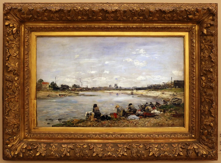 Mycie - Eugène Boudin