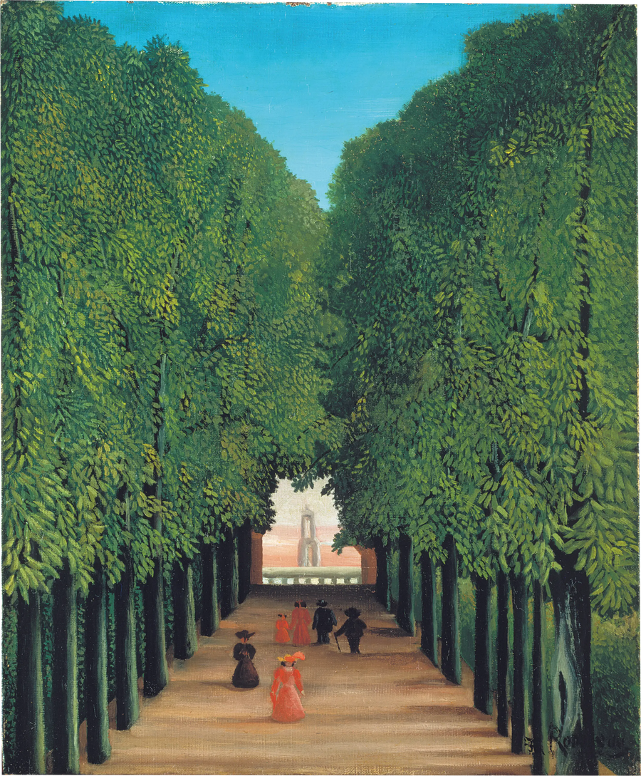 Aleja Parkowa w Saint-Cloud - Henri Rousseau