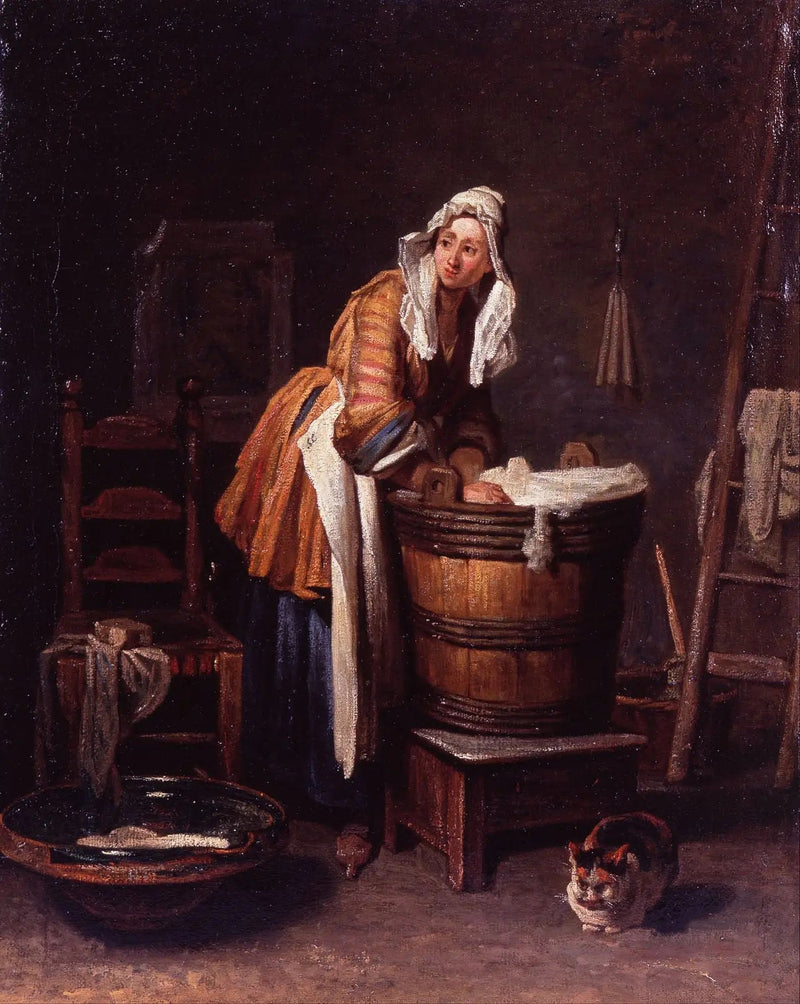 Pralka - Jean Simeón Chardin