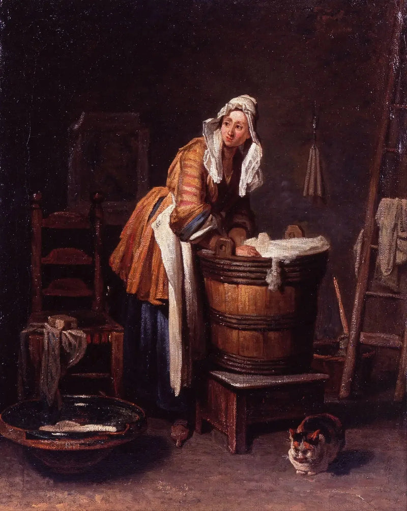 Pralka - Jean Simeón Chardin