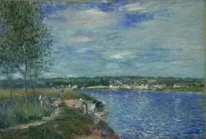 Pralki, blisko Szampanii - Alfred Sisley