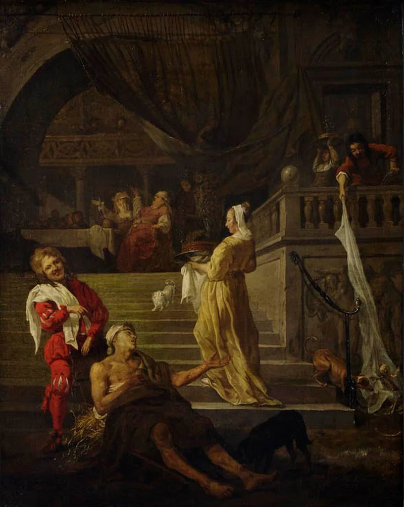 Lazare et le mauvais riche - Gabriel Metsu