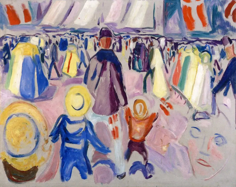 17 maja w małym norweskim miasteczku - Edvard Munch