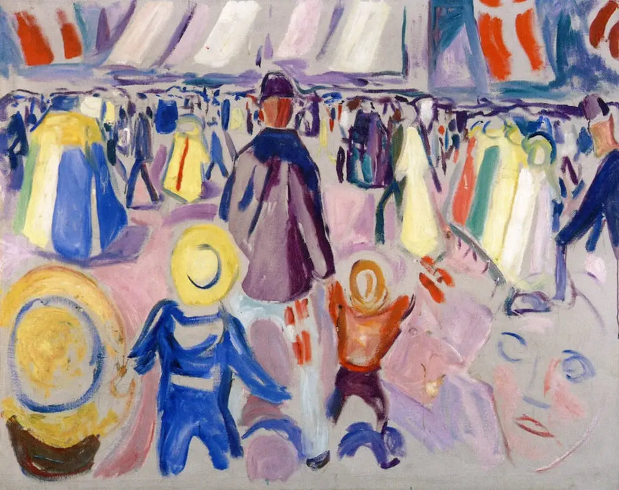 17 maja w małym norweskim miasteczku - Edvard Munch