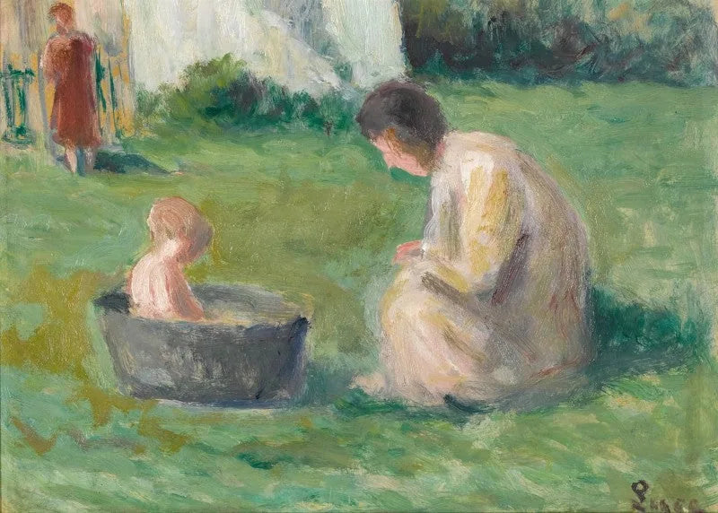 Kąpiel dla niemowląt - Maximilien Luce