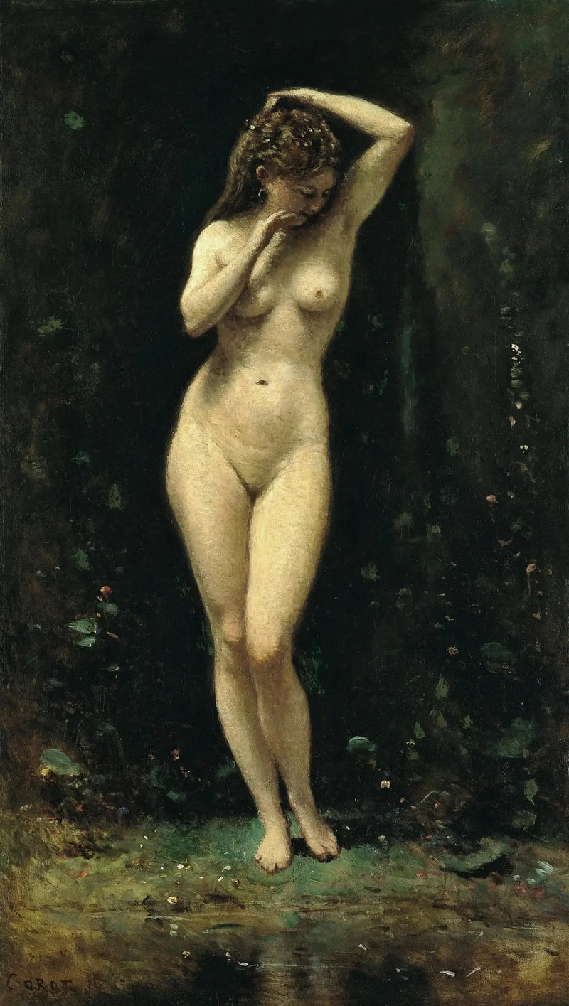 Kąpiel Diane (La Fontaine) - Jean-Baptiste Camille Corot