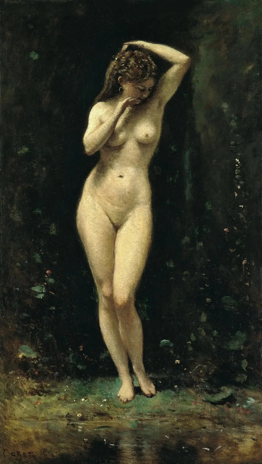 Kąpiel Diane (La Fontaine) - Jean-Baptiste Camille Corot