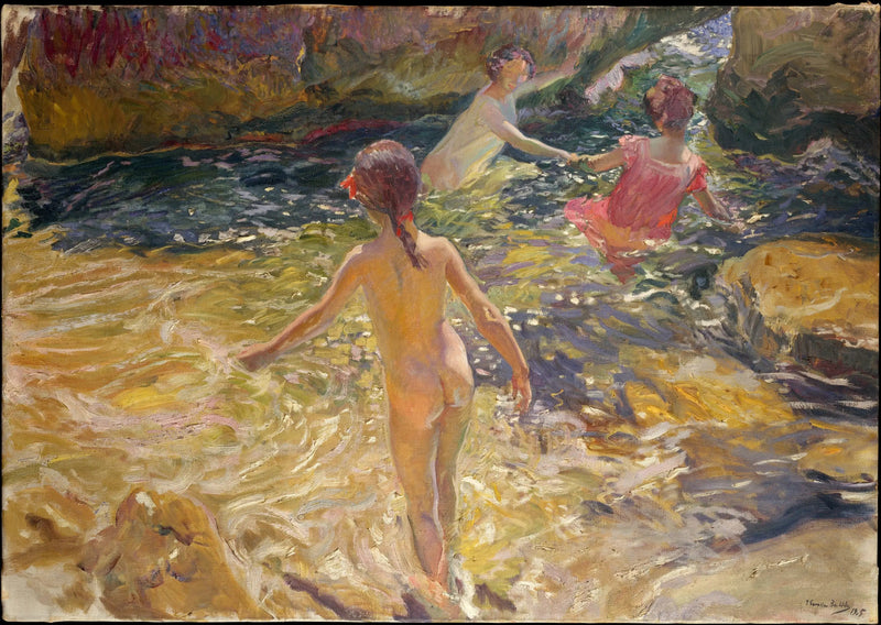 Kąpiel - Joaquín Sorolla