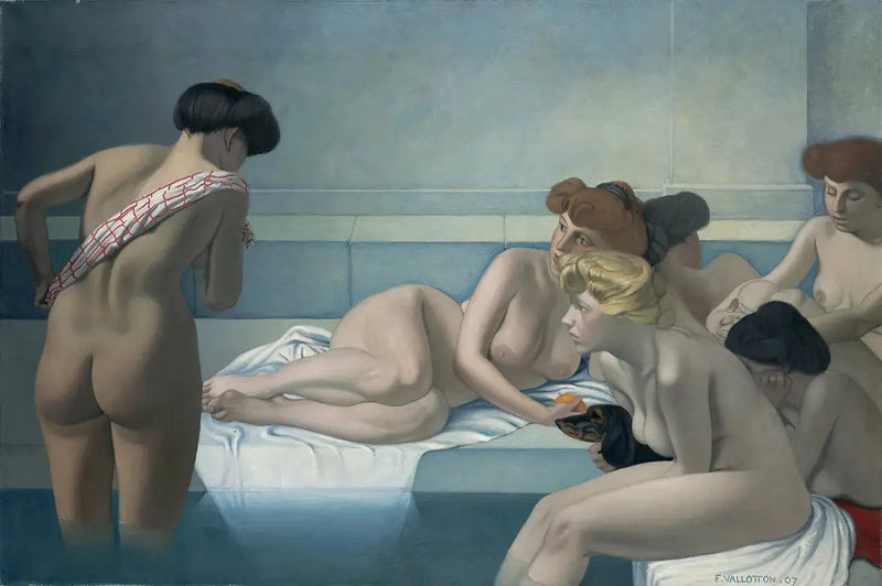 Turecka kąpiel - Félix Vallotton