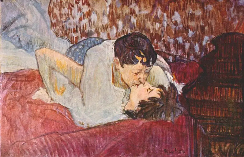 Całus - Henri de Toulouse-Lautrec