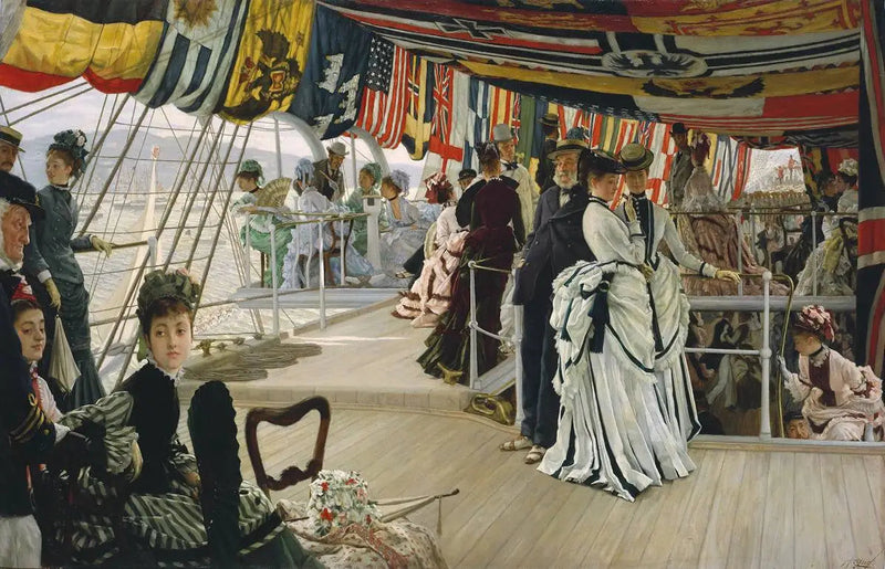 Bal na pokładzie - James Tissot