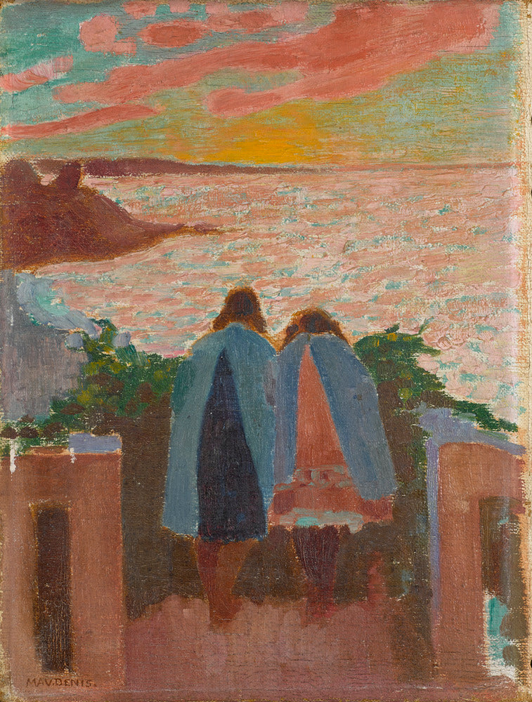 Balcon Silencio przy zachodzie słońca - Maurice Denis