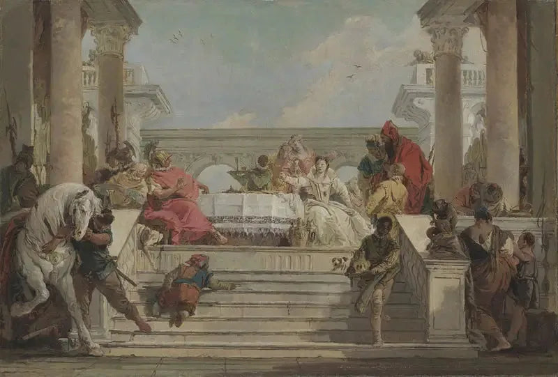 Uczta Kleopatry - Giovanni Battista Tiepolo