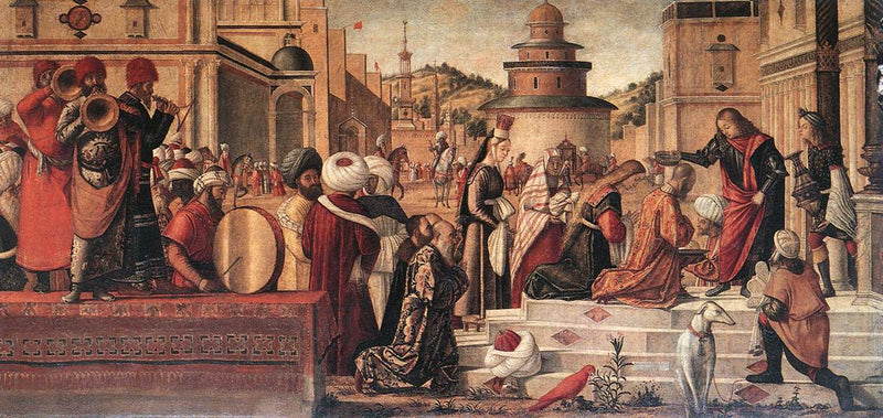 Chrzest Selenitów - Vittore Carpaccio