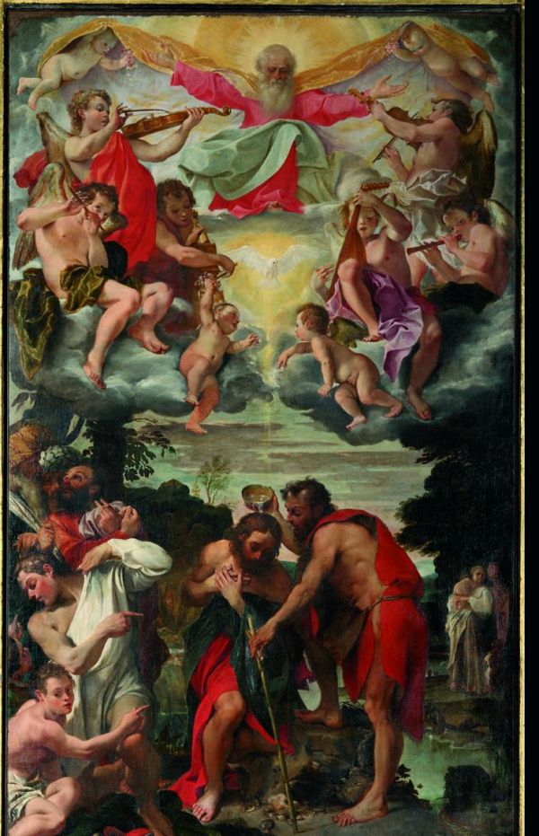 Chrzest Chrystusa - Annibale Carracci