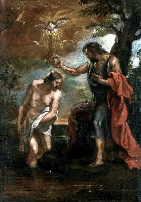 Chrzest Chrystusa - Bartolomé Esteban Murillo
