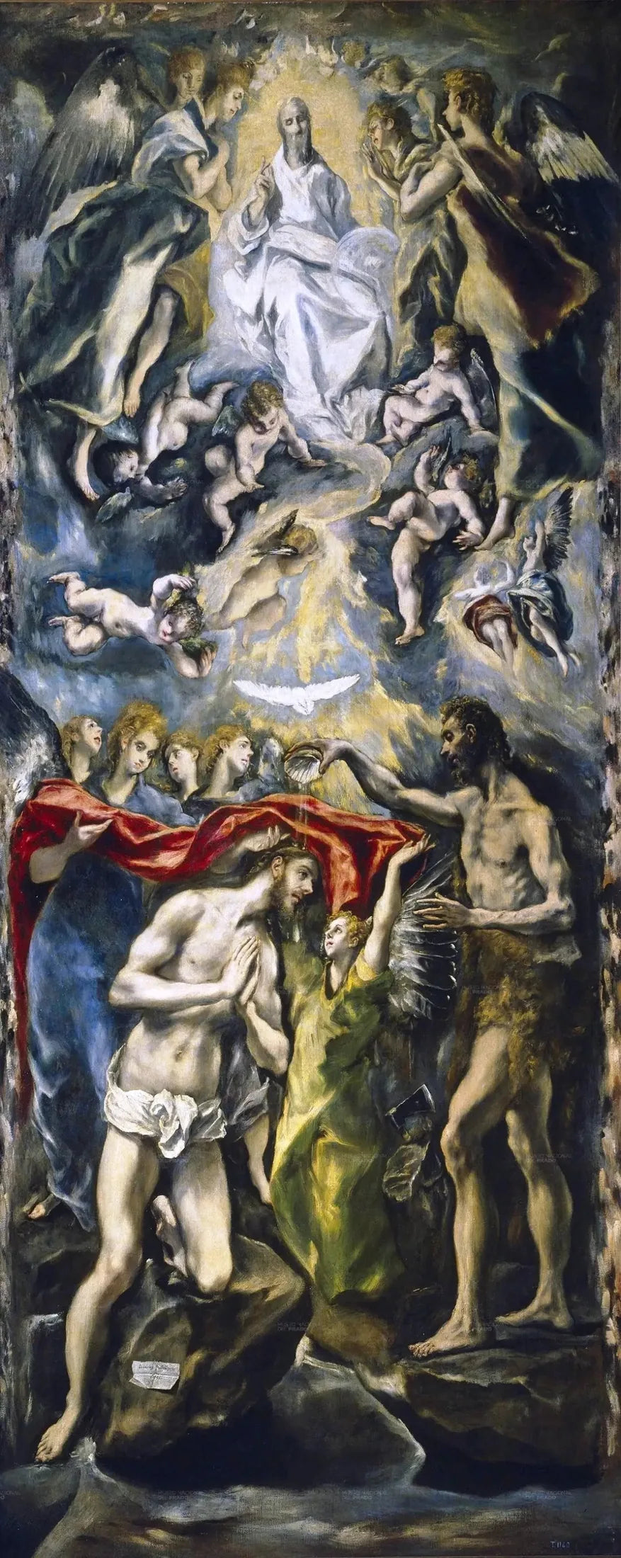 Chrzest Chrystusa - El Greco