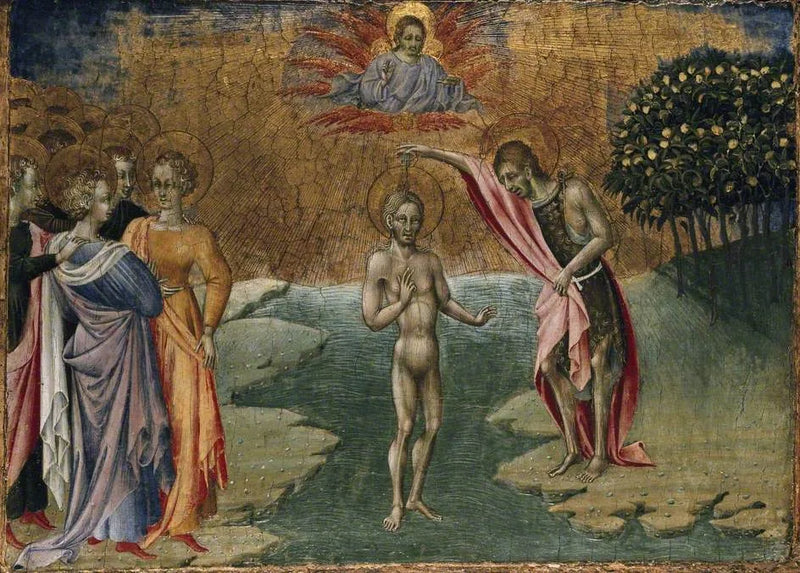 Chrzest Chrystusa - Giovanni di Paolo