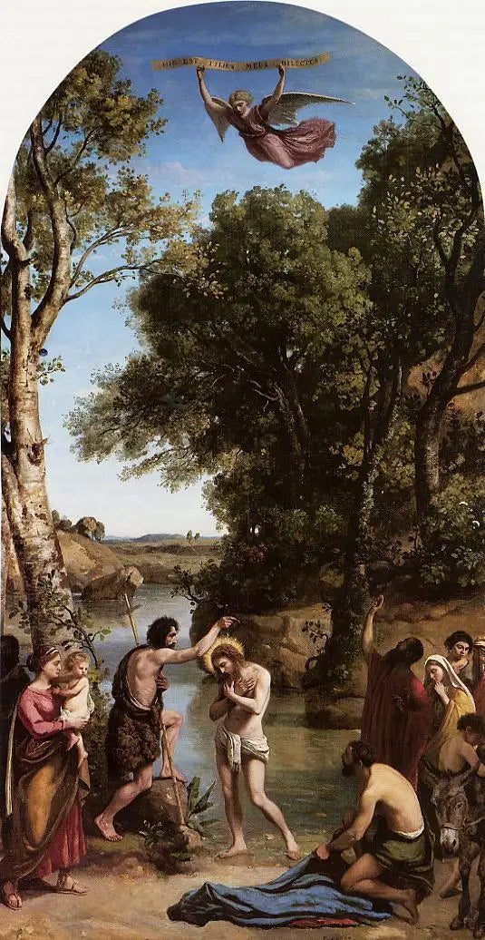 Chrzest Chrystusa - Jean-Baptiste Camille Corot