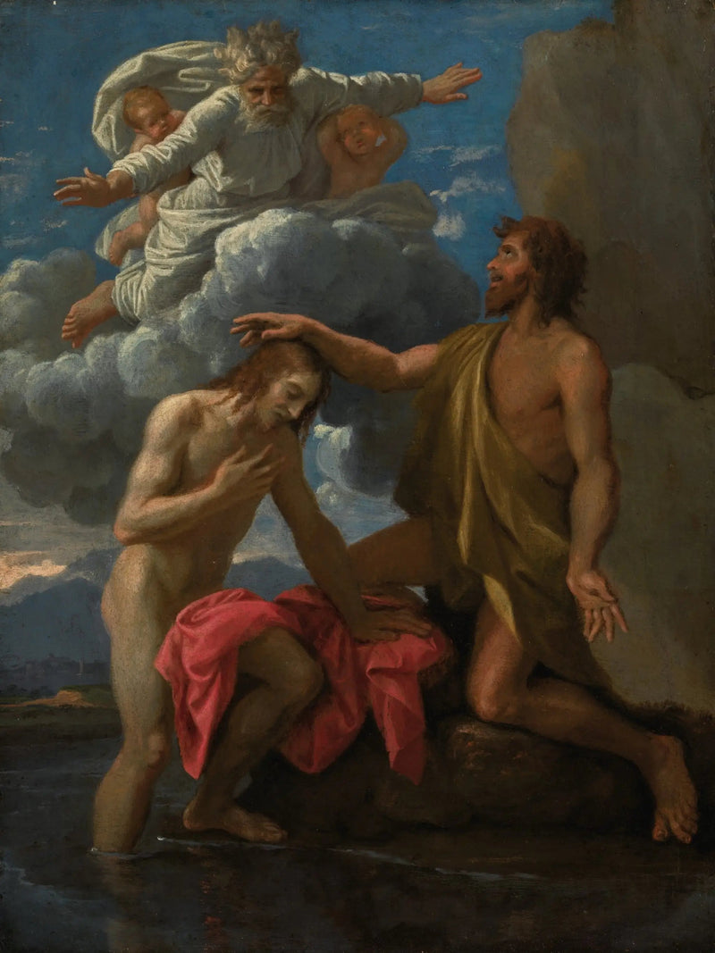 Chrzest Chrystusa - Nicolas Poussin