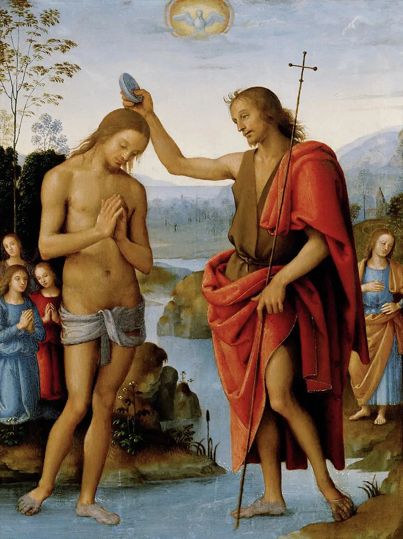 Chrzest Chrystusa - Pietro Perugino