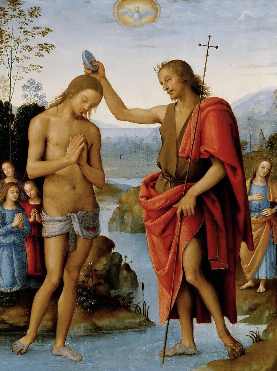 Chrzest Chrystusa - Pietro Perugino