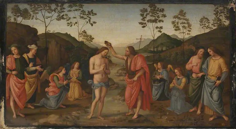 Chrzest Chrystusa - Pietro Perugino