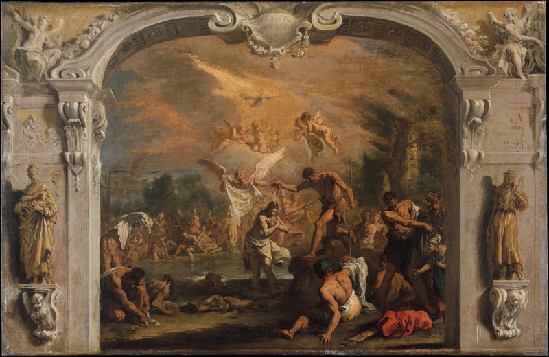 Chrzest Chrystusa - Sebastiano Ricci