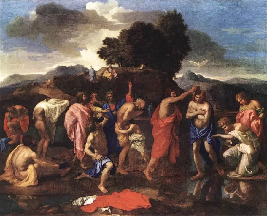 Chrzest - Nicolas Poussin