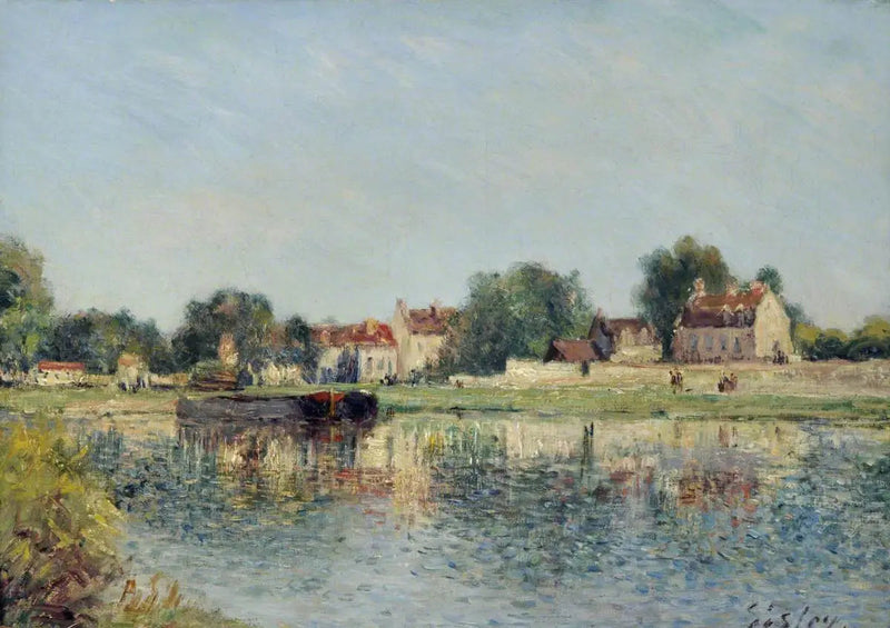 Tam na Saint-Mammes, Francja - Alfred Sisley