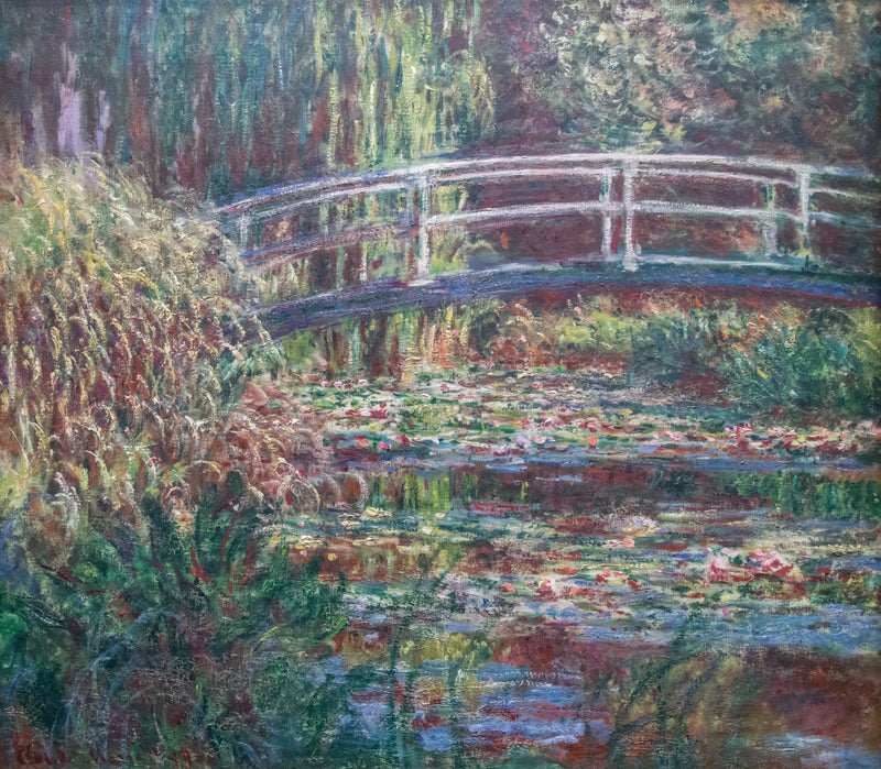 Staw z nenufarami, Różowa harmonia - Claude Monet