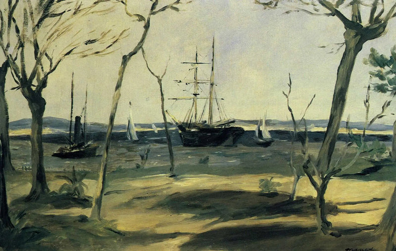 Basen w Arcachon - Édouard Manet