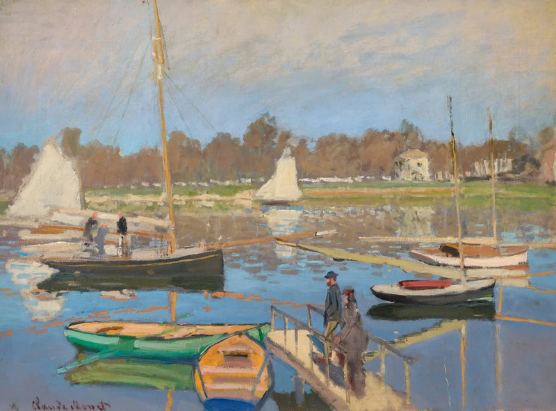 Staw w Argenteuil - Claude Monet