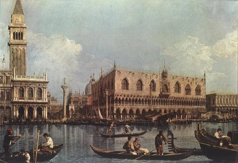 Basen św. Marka widziany z punktu widzenia Straży Granicznej - Canaletto