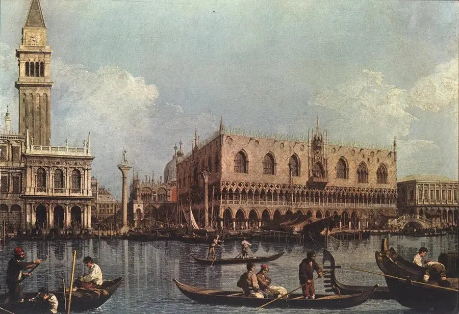 Basen św. Marka widziany z punktu widzenia Straży Granicznej - Canaletto
