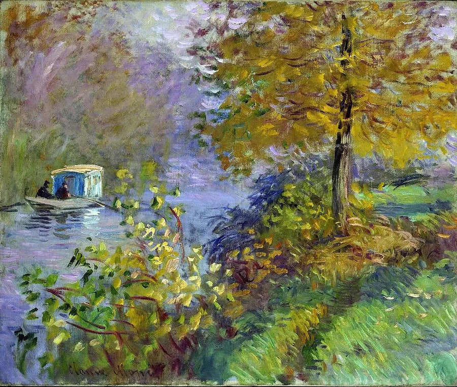 Statek-atelier - Claude Monet