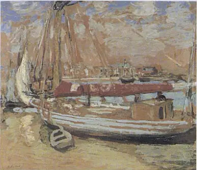 Łódź rybacka - Édouard Vuillard