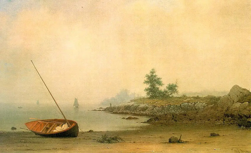 Zatopiona łódź - Martin Johnson Heade