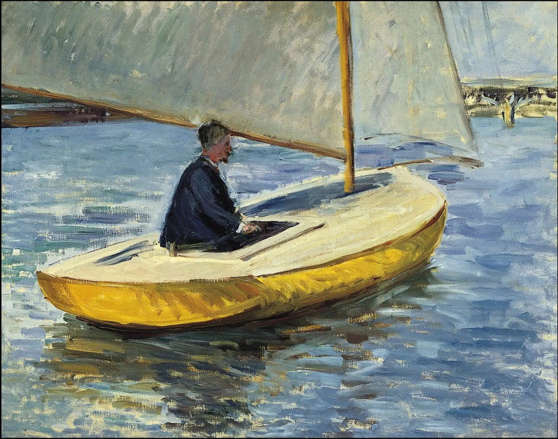 Żółta łódź - Gustave Caillebotte