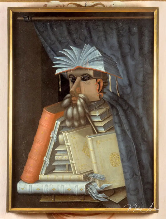 Le Bibliothécaire - Arcimboldo - Reproductions de tableaux et peintures haut de gamme