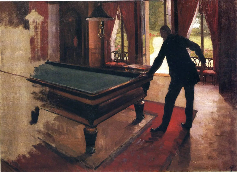Bilard - Gustave Caillebotte