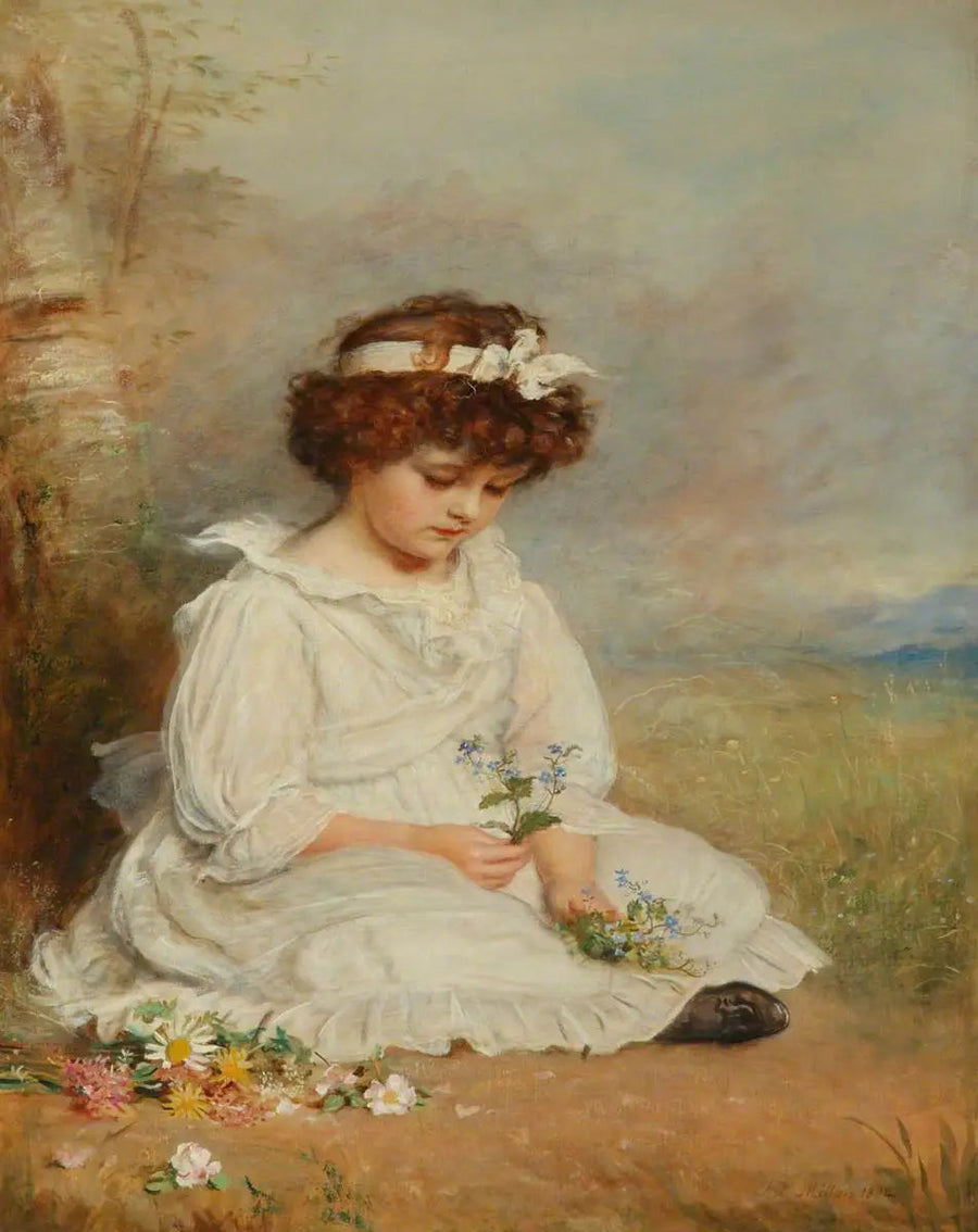 Ulubiony niebieski Little Speedwell - John Everett Millais