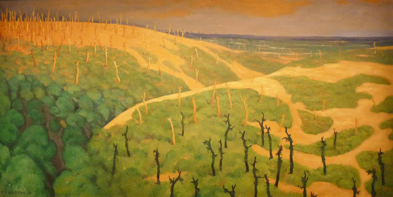 Dąb z La Gruerie i Wąwóz Meurissons - Félix Vallotton