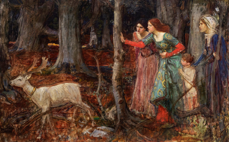 Mistyczne drewno - John William Waterhouse